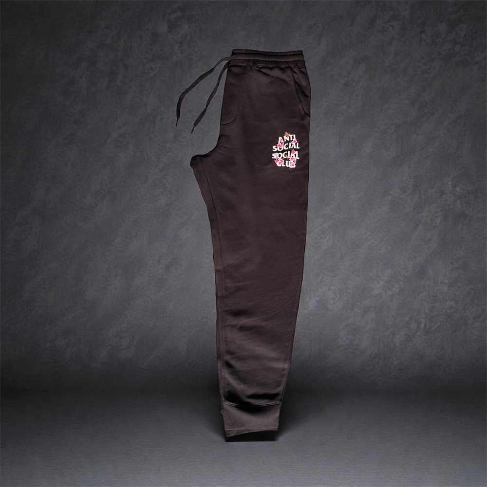 Anti Social Social Club Kkoch Black Sweatpants